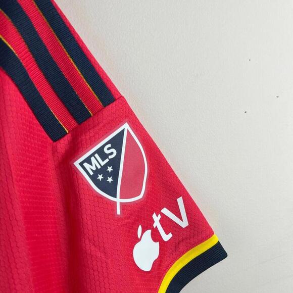 MLS St. Louis City SC Adidas 2023 CITY Kit AUTHENTIC Red Jersey Mens LARGE NWT - Picture 7 of 9
